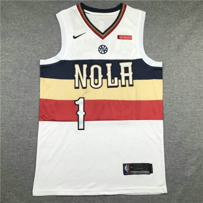 NBA 1 Willamson Pelicans earned Maillot brodé